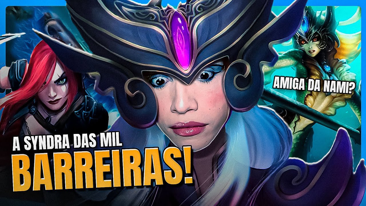 A KATARINA APRENDEU COMO SE JOGA CONTRA UMA BRUXA! | SYNDRA MID 🗺️ | League Of Legends