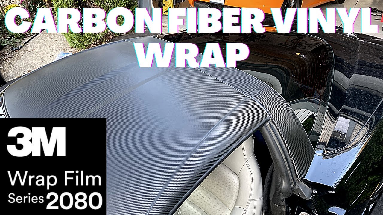 How to Wrap a Roof with Carbon Fiber Vinyl 3M 2080