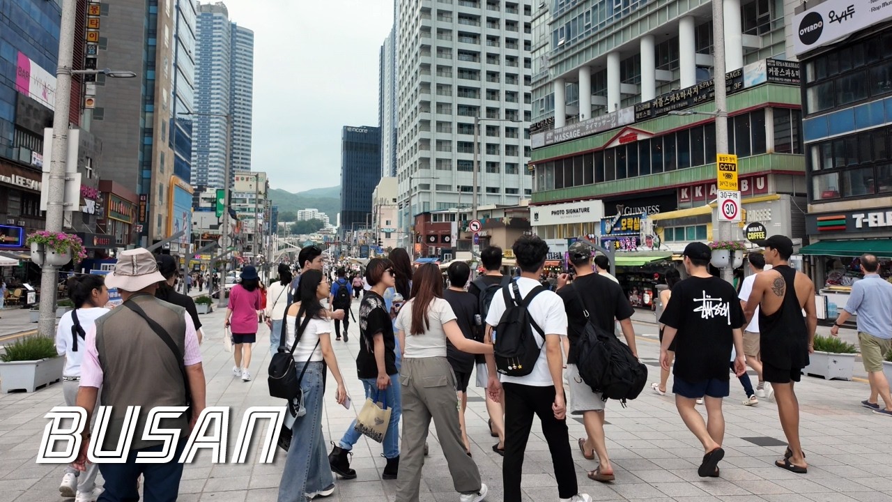 Call me by your Haeundae | Busan is a great city for walking | KOREA | 4K | 해운대 산책 | 구남로 | 해운대 시장