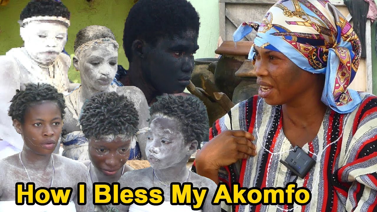 NANA ATAA SUMAN ALMOST APPEARED DURING THE INTERVIEW ON HOW  NANA BLESS HER CHILDREN IN AKOM TITIE
