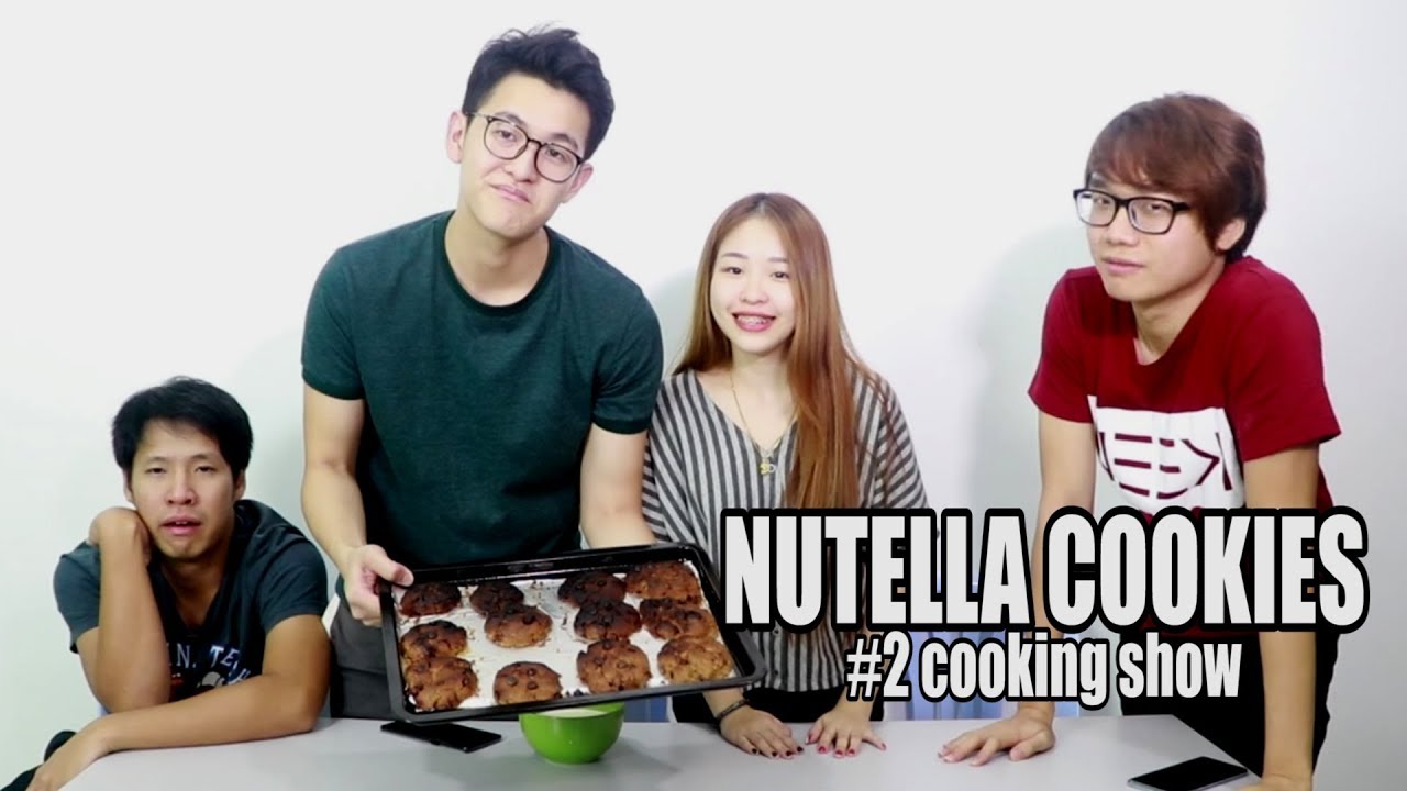 单身狗Cooking Show ft.美女和Youtubers 【Nutella Cookies】