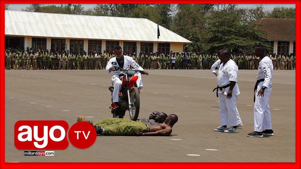BILA UWOGA UKAKAMAVU WALIOONYESHA ASKARI POLISI MBELE YA CDF MABEYO NA IGP SIRRO