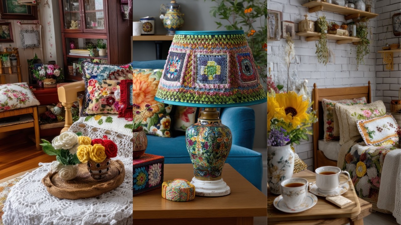 Crochet Cottagecore 2025 | Grandma’s Timeless Decor Ideas with a Shabby Chic Twist