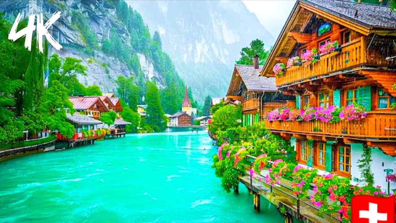 Switzerland countryside _ most beautiful villages in Switzerland 🇨🇭 Lungern, Brienz, Grindelwald,