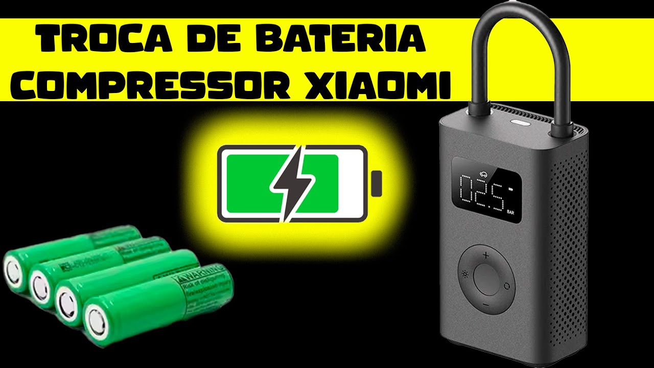 Troca bateria Compressor Xiaomi