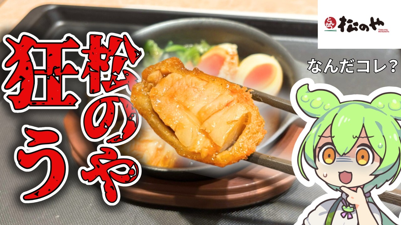 松のや暴走。角煮かつ定食