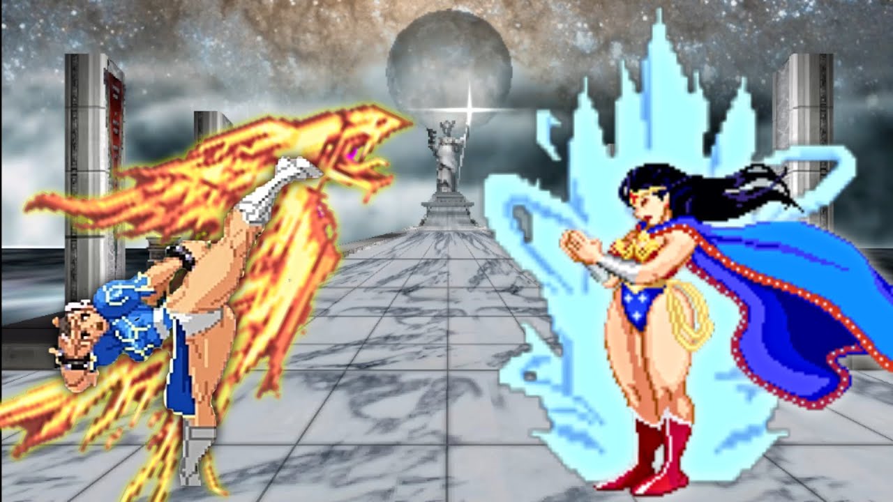 CHUN-LI vs WONDER WOMAN | UNBELIEVABALE FIGHT!