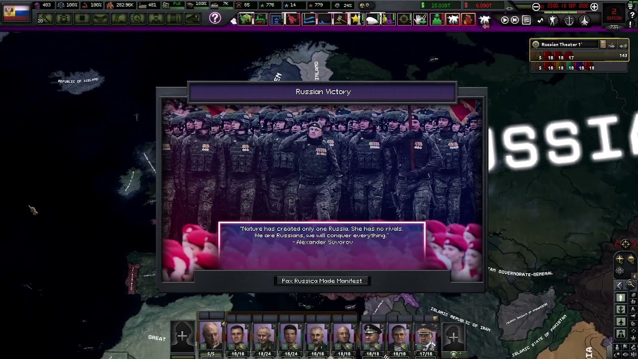 2nd European War Russian Victory (Imperial)