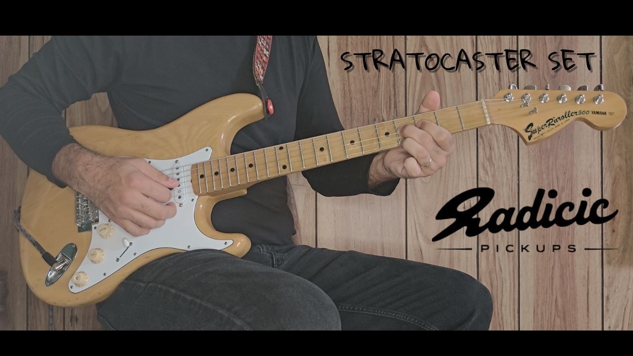 Organic Stratocaster Single Coil Pickup Set — Hand-Wound by Sasha Radicic | Demo by Power Jimi