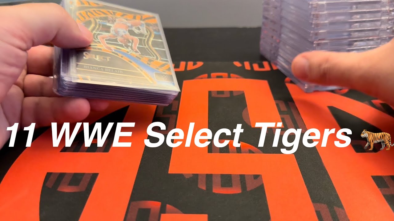 11 WWE Select Tigers! Putting Cards Into One Touches @WWE @panini @ultrapro 