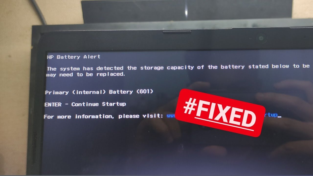 HP battery Alert Problem Solve Model HP 14s