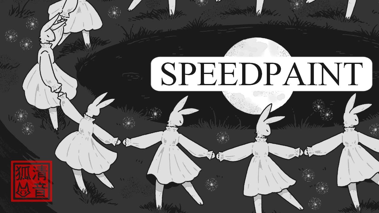 Rabbit Moon Dance | Speedpaint