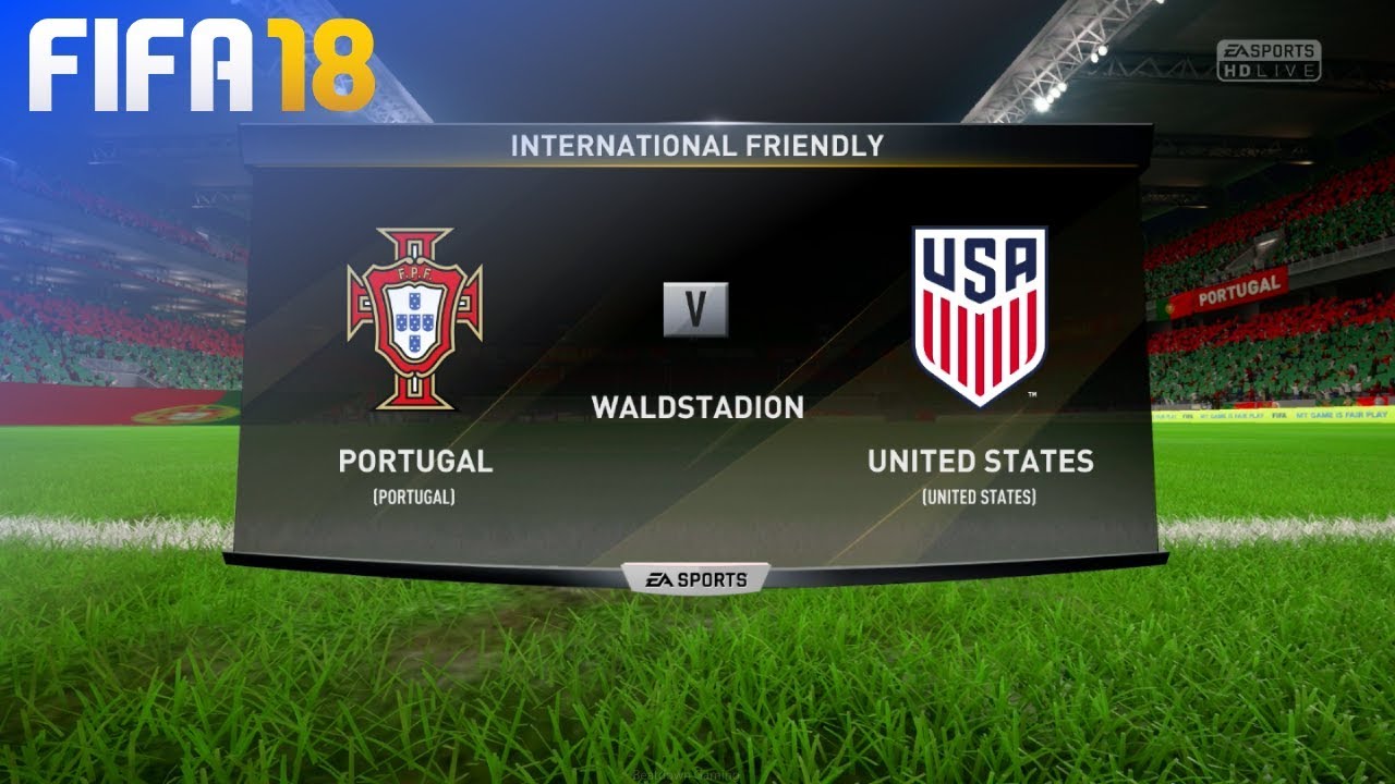 FIFA 18 - Portugal vs. USA @ Waldstadion