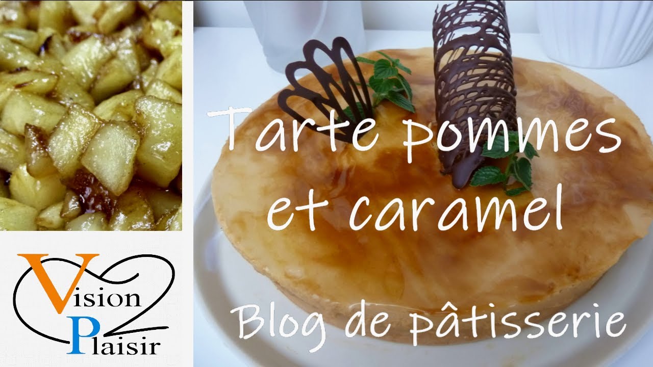 La tarte aux pommes sautées et caramel