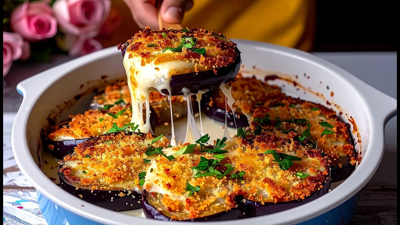 Easy Family Meal with Eggplant & Tomato – This Dish is a Must-Try!