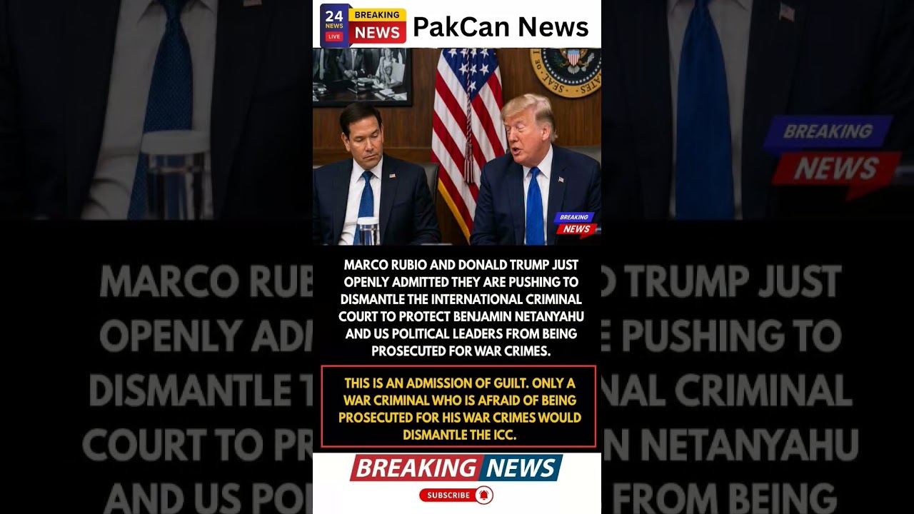 Trump and Rubio Target the ICC in Major International Justice Dispute | PakCan News