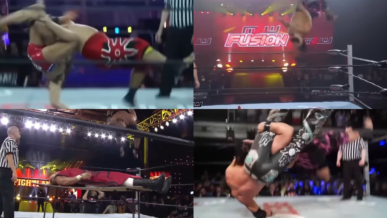 Jacob Fatu - Pop Up Samoan Drop and Moonsault compilation ( Part 3 )