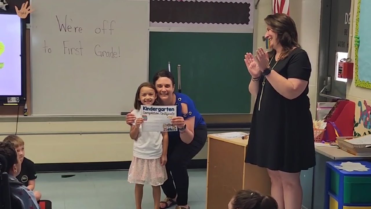 JACKIE'S KINDERGARTEN GRADUATION | MOVING UP TO FIRST GRADE | CONGRATULATIONS JACKIE | YOU DID IT