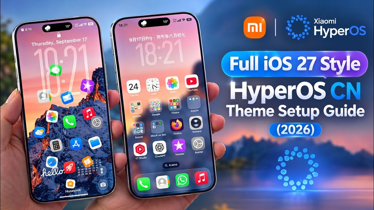 Full iOS 27 Style HyperOS CN Theme Setup Guide (2026) 🔥
