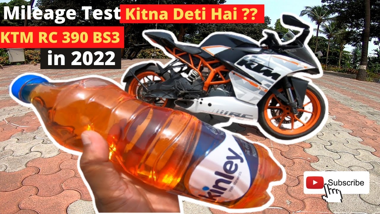 BS3 KTM RC 390 Mileage test || Kitna Deti Hai in 2022 ??  🤔@papiasmythicalrider
