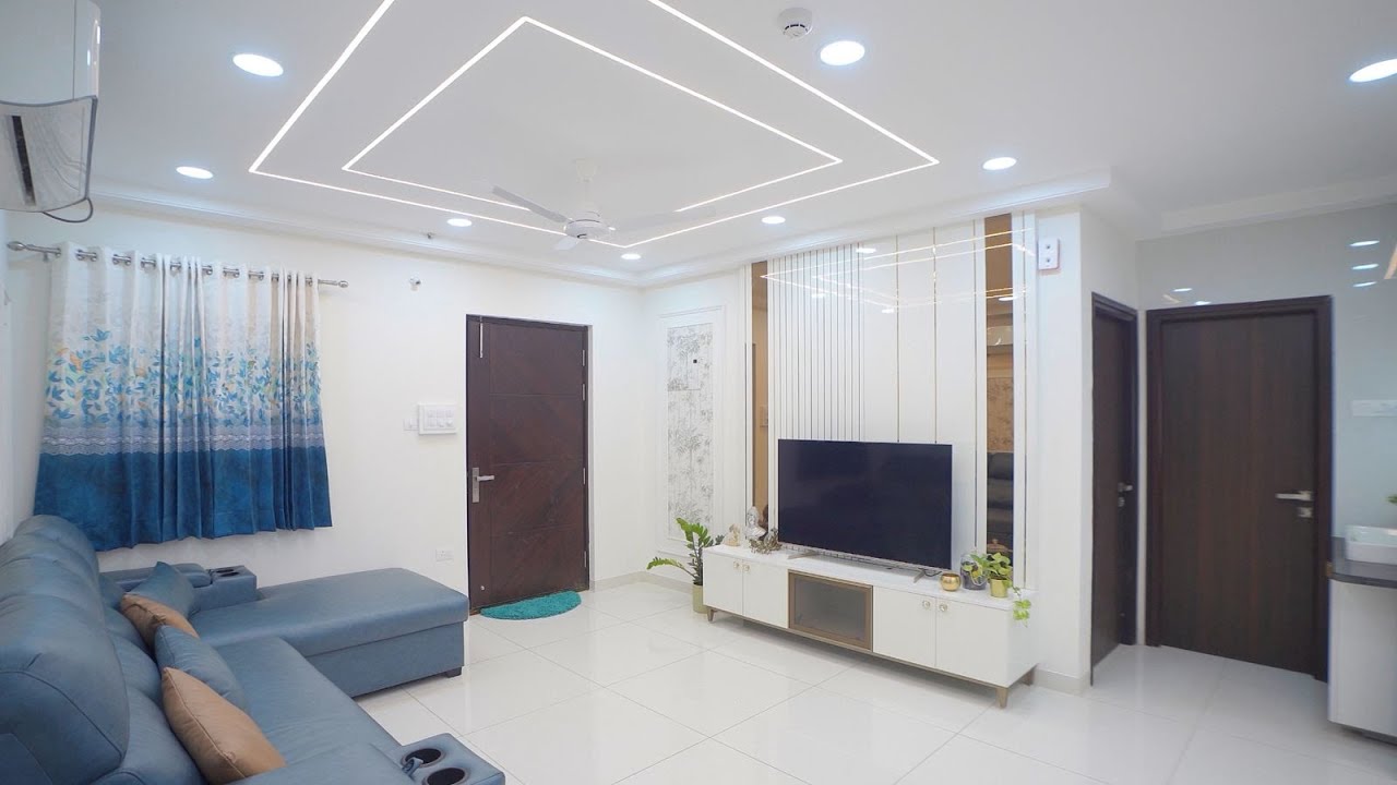 Aparna Zicon I Block - 2308 | Luxury interiors in Hyderabad | Nallagandla | Walkthrough by Dzinehome