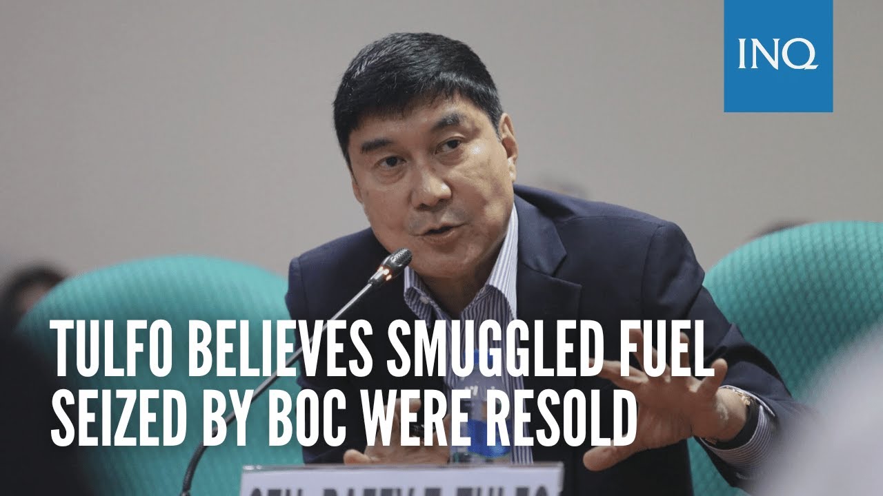 Tulfo believes smuggled fuel seized by BOC were resold