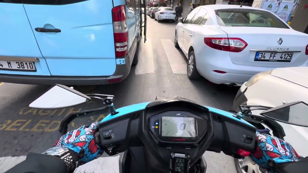 TVS Ntorq 125 Beşiktaş Sürüş