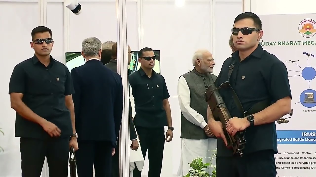 PM Modi visits exhibition at aircraft manufacturing facility in Vadodara, Gujarat