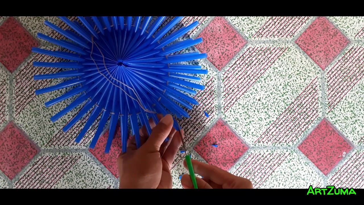Part 1: Making Outdoor Star Parols Using Plastic Drinking Straw