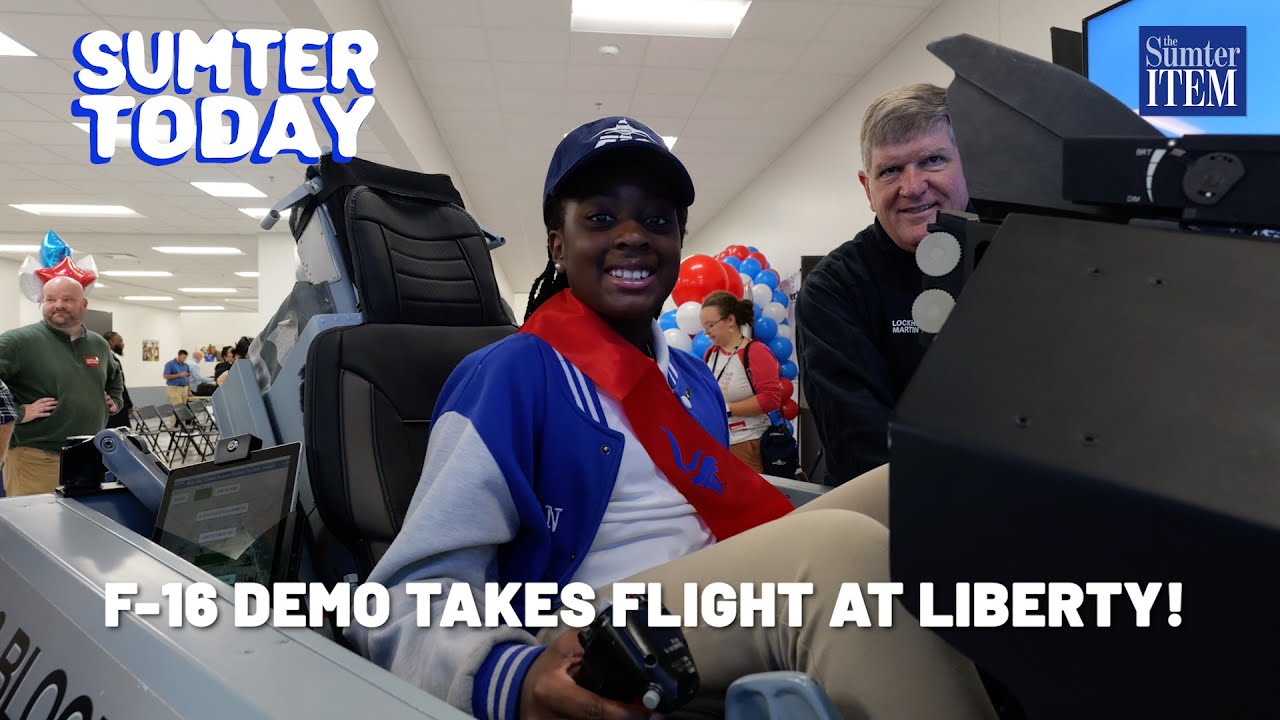 Sumter Today: F-16 Demo takes flight at Liberty Steam Charter!