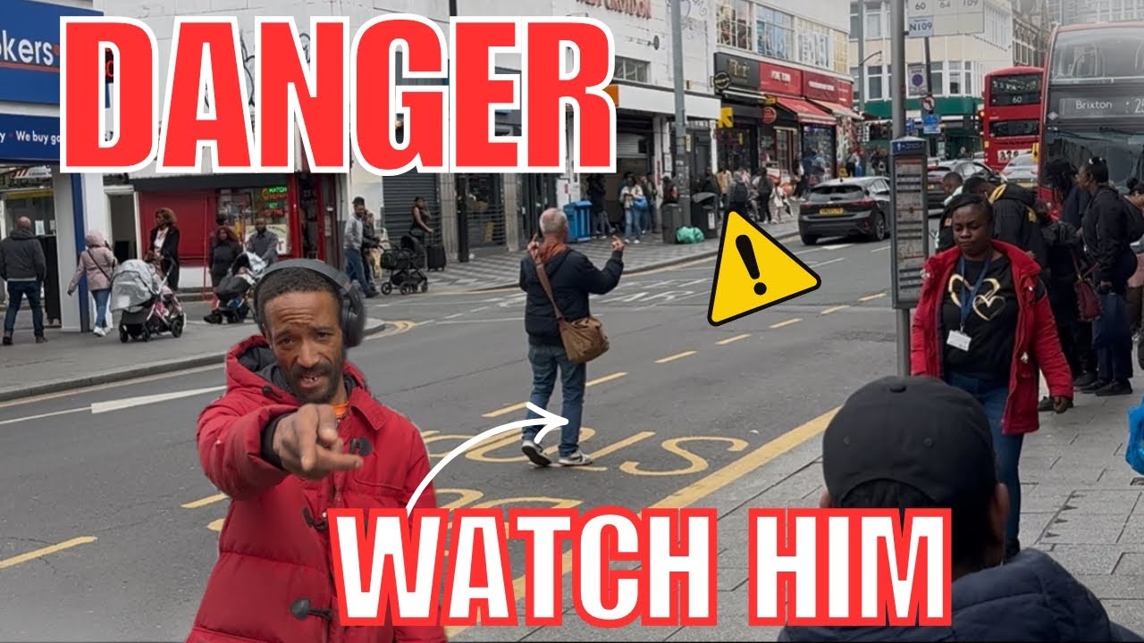 DANGEROUS BEHAVIOUR IN CROYDON MADMAN ON LOOSE