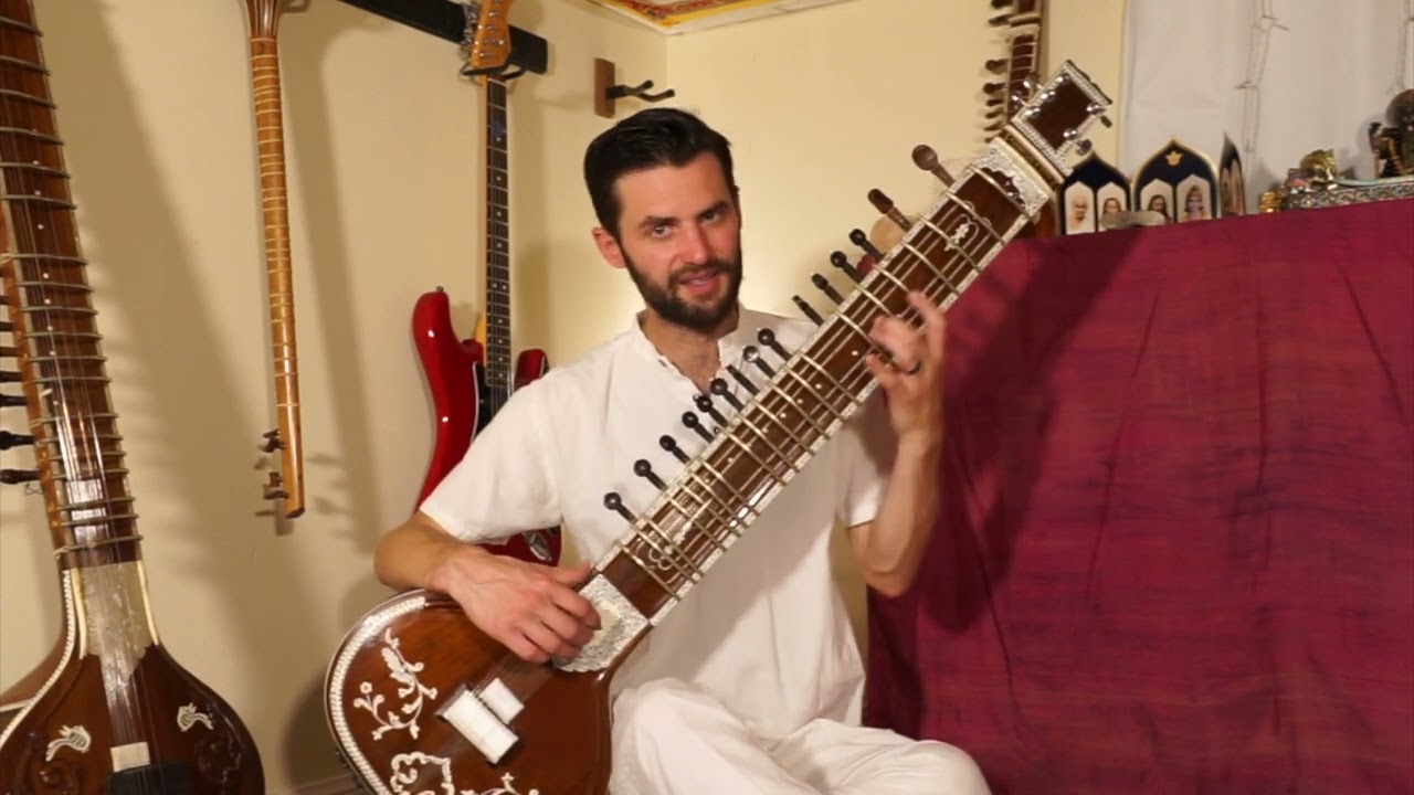05 Bhimpalasi Sitar Lesson Series. Chalan in Bhimpalasi. Afternoon raga. Sitar Practice