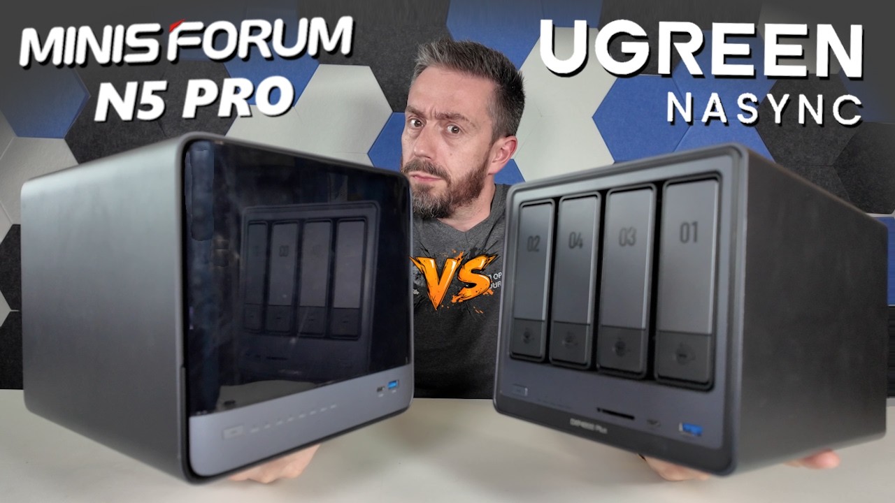 Minisforum N5 vs UGREEN DXP4800 PLUS - Which $599 NAS is Better?