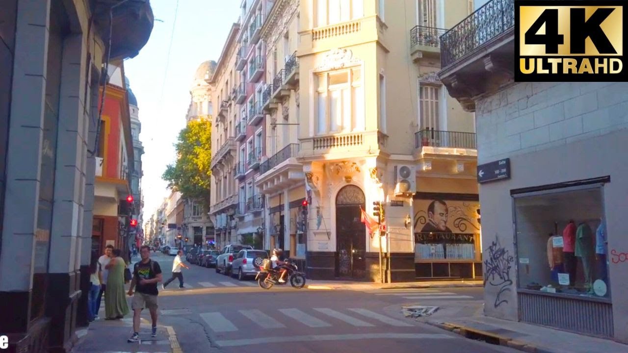 BUENOS AIRES - BARRIO CONGRESO - MONTSERRAT - Calle Salta la LINDA ✅ Virtual Walking Tour 2023 [4K]