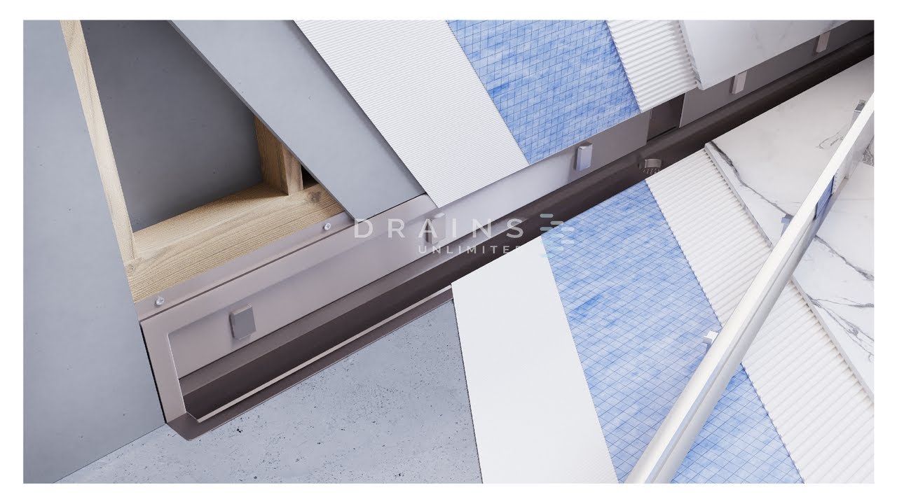 Drains Unlimited DUW & DUWR Series: Recessed Linear Wall Drain