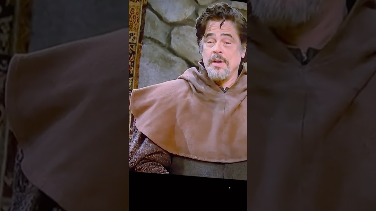 Marcelo and Bad Bunny get help creating Spanish in #SNL from Ben&iacute;cio Del Toro #badbunny #benicio