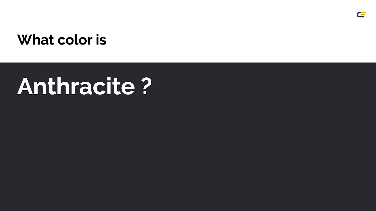 Anthracite color 