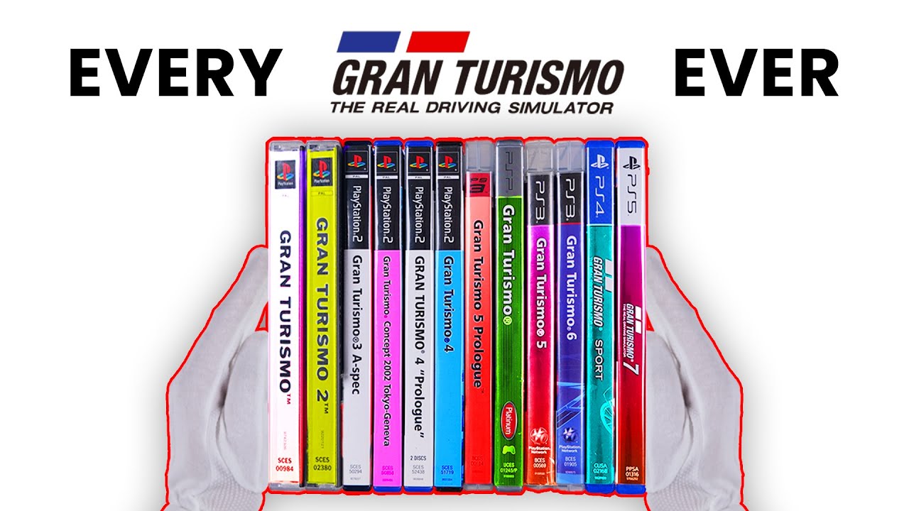 Unboxing Every Gran Turismo Game Ever (1997-2023)