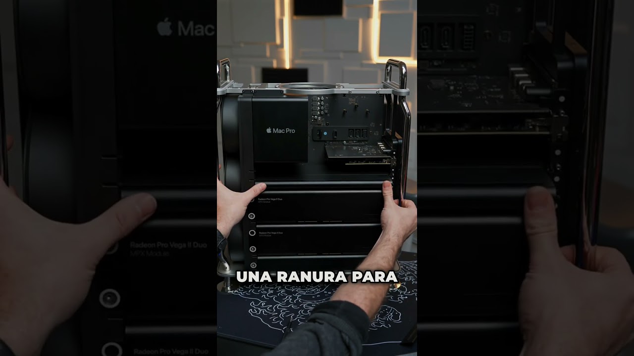 Mac Pro (2019) actualizada con dos Vega II Duo: 4 GPU con potencia de estaci&oacute;n de trabajo pura.