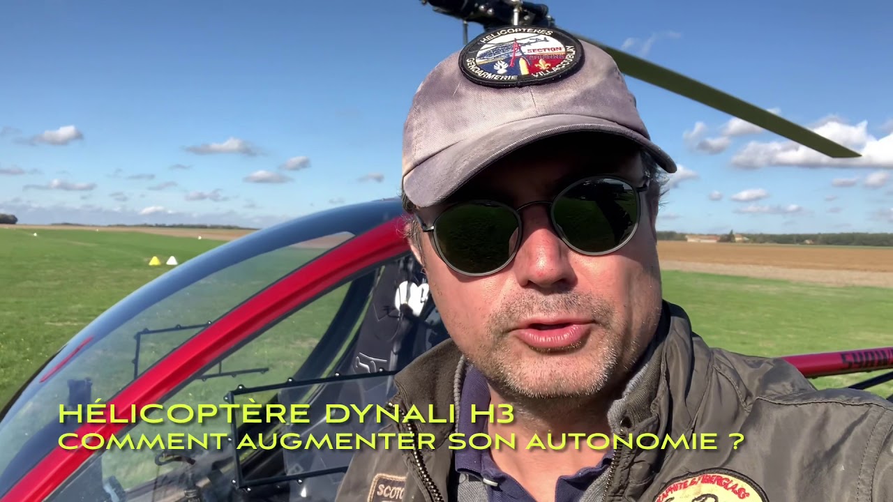 Hélicoptère Dynali H3 autonomie et astuce pour l’augmenter 😉