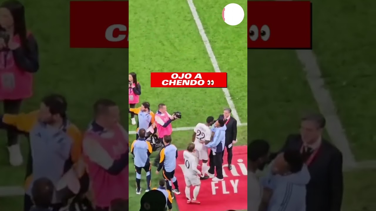 La &uacute;ltima locura de R&uuml;diger antes de abandonar el c&eacute;sped del Bernab&eacute;u: &iexcl;rodillazo a Chendo! MARCA