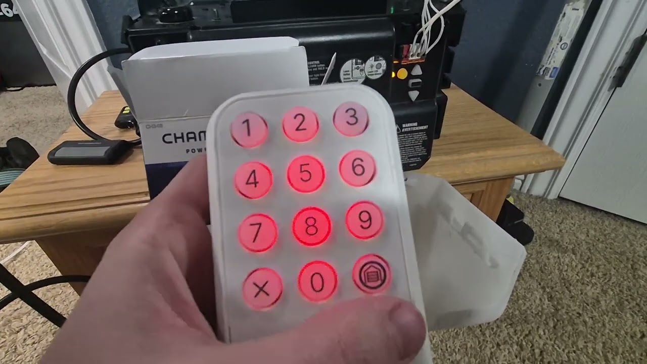Program CH348 Chamberlain Garage Keypad L979M