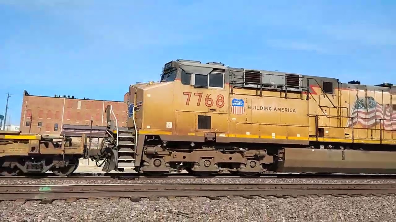 UP9647 Leads A I Train!
