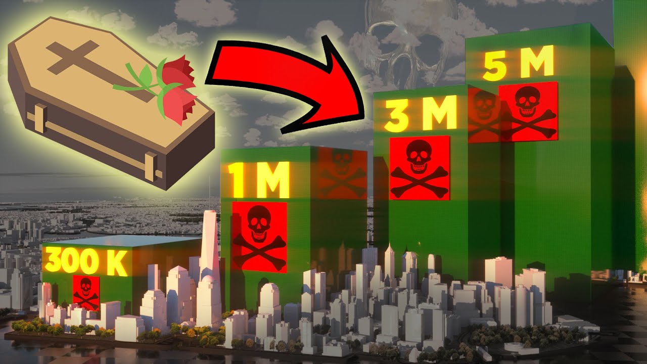 💀 Number of DEATHS by CAUSE (per year) 🡆 Real Scale