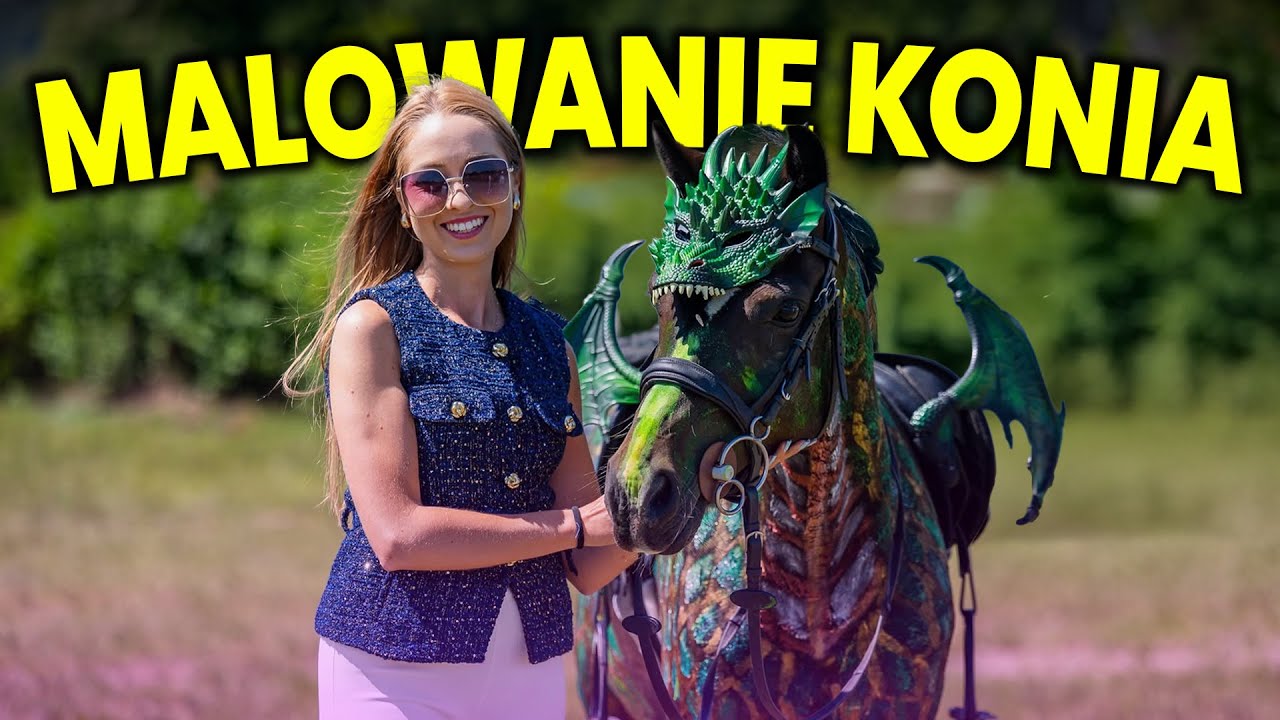 🐉 POMALOWALIŚMY KONIA ZA SMOKA 🔥 CSIO Hipodrom Sopot - jak to zrobiliśmy i ile czasu zajęło?