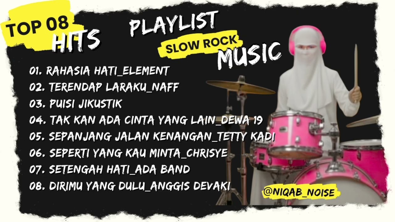 KOMPILASI  COVER MUSIK SLOW ROCK TOP 08