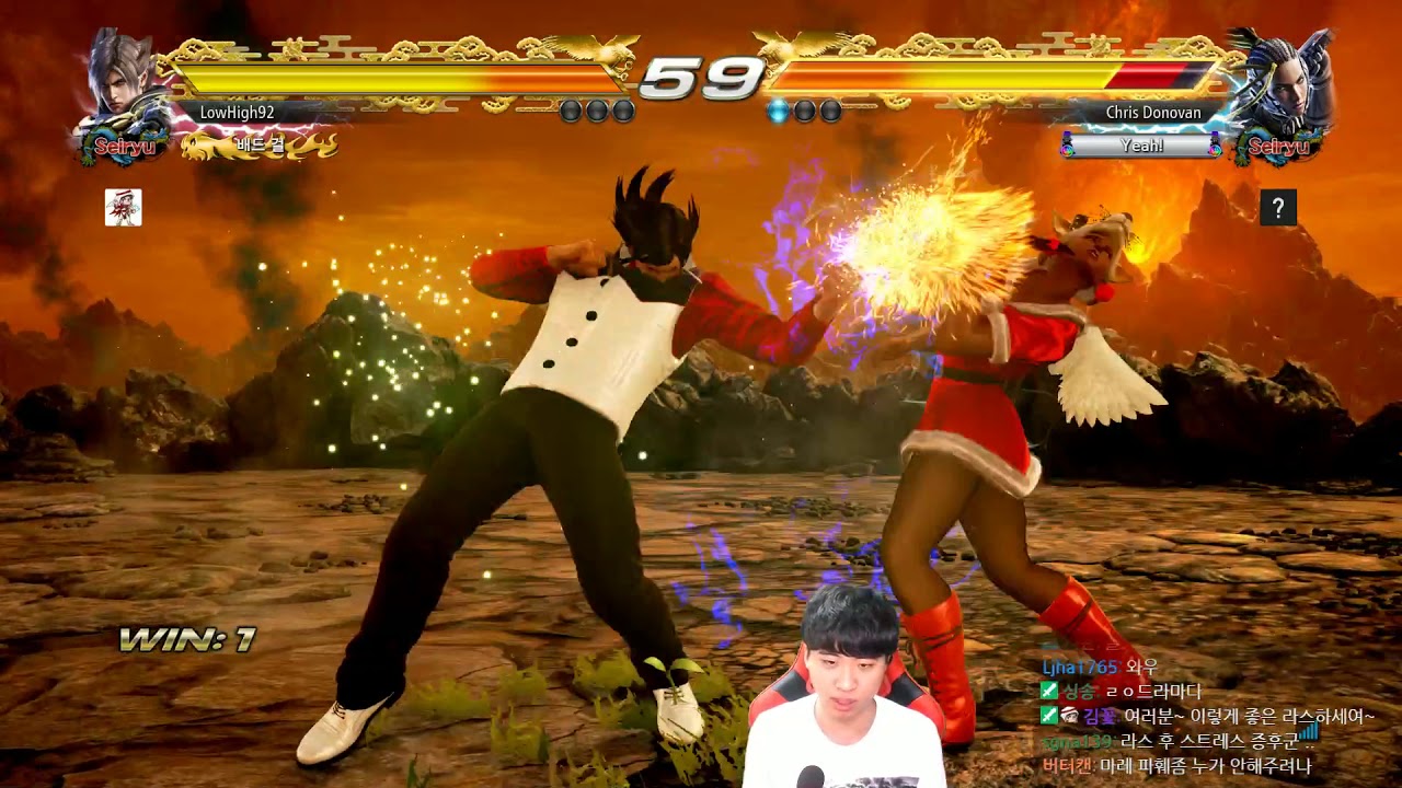 [TEKKEN7 pc] lowhigh(Lars) VS chris(M.raven)