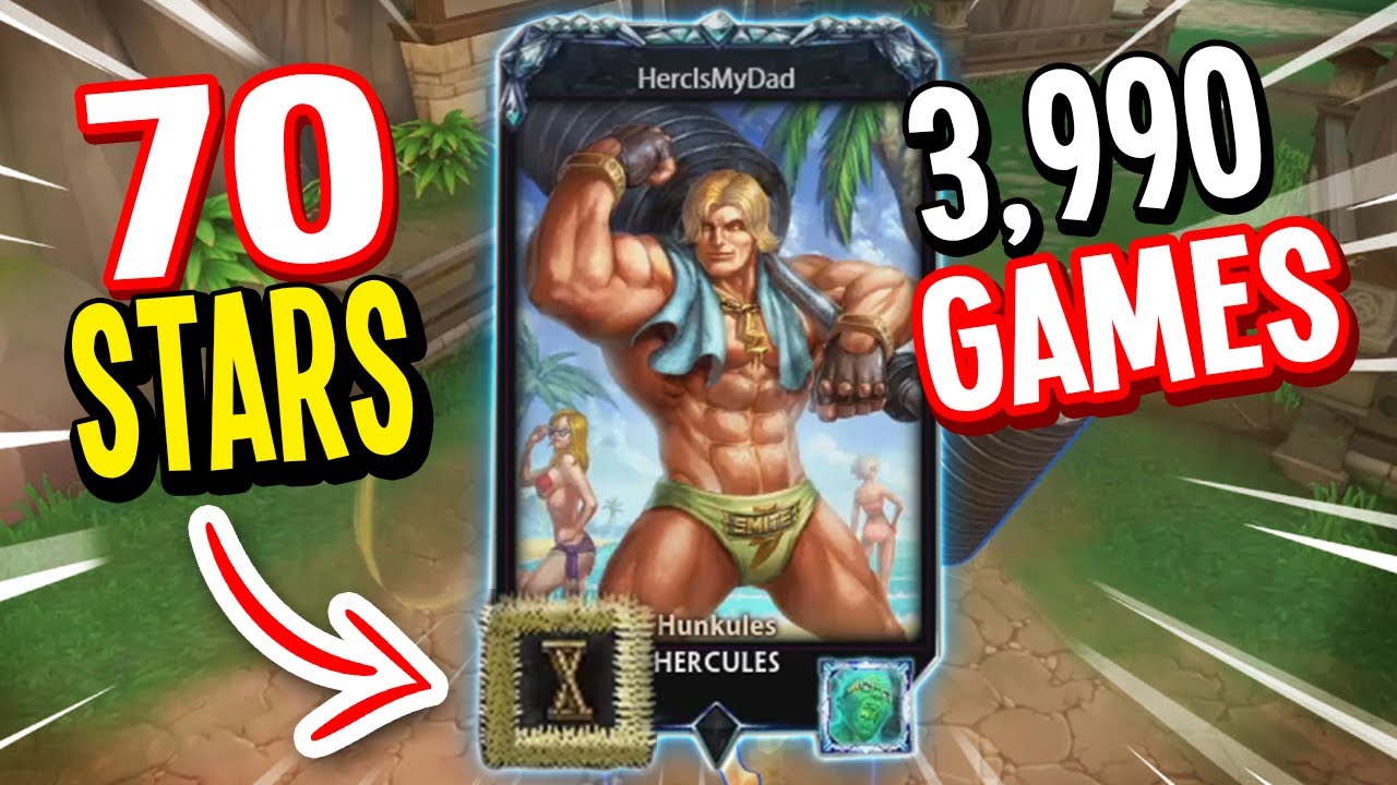I Watched a Hercules with 70 Stars Play Smite...