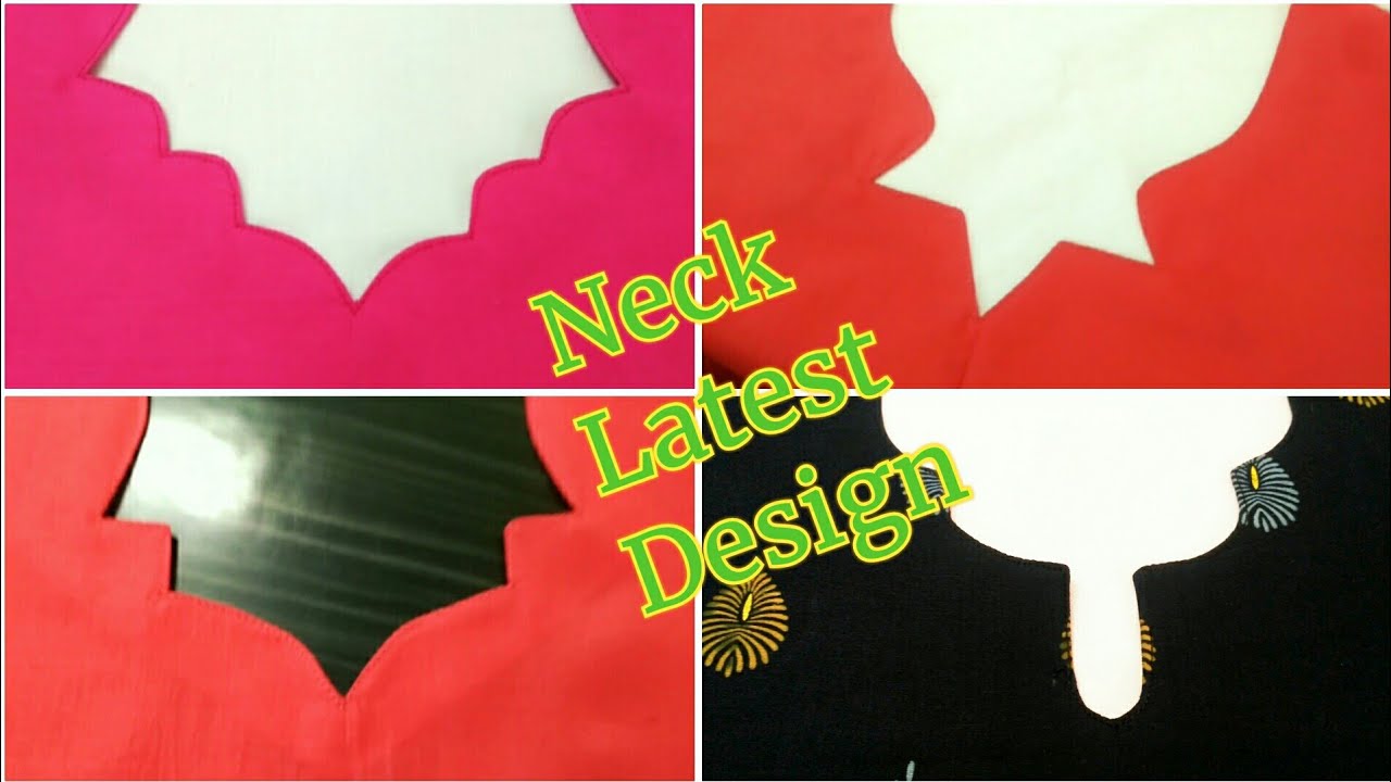 4 different types neck design cutting and stitching easy method |