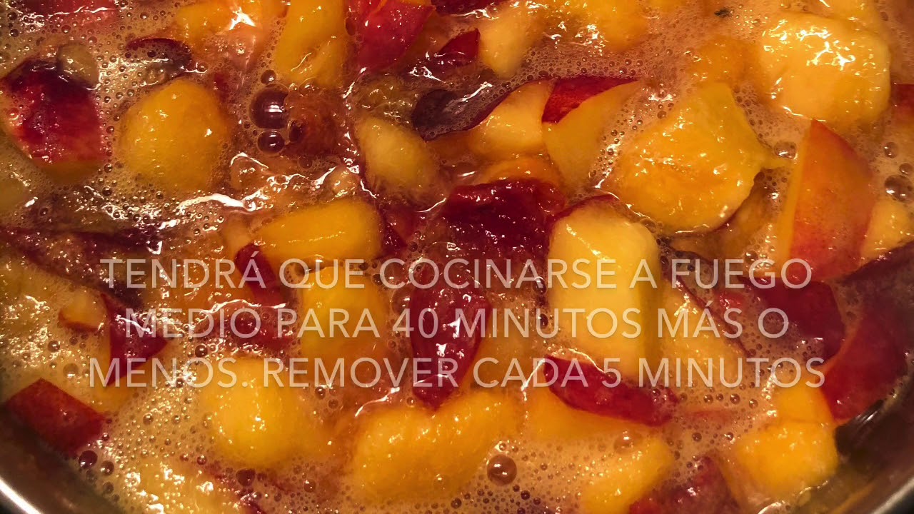 Receta Para Una Exquisita Mermelada De Nectarinas 🍑